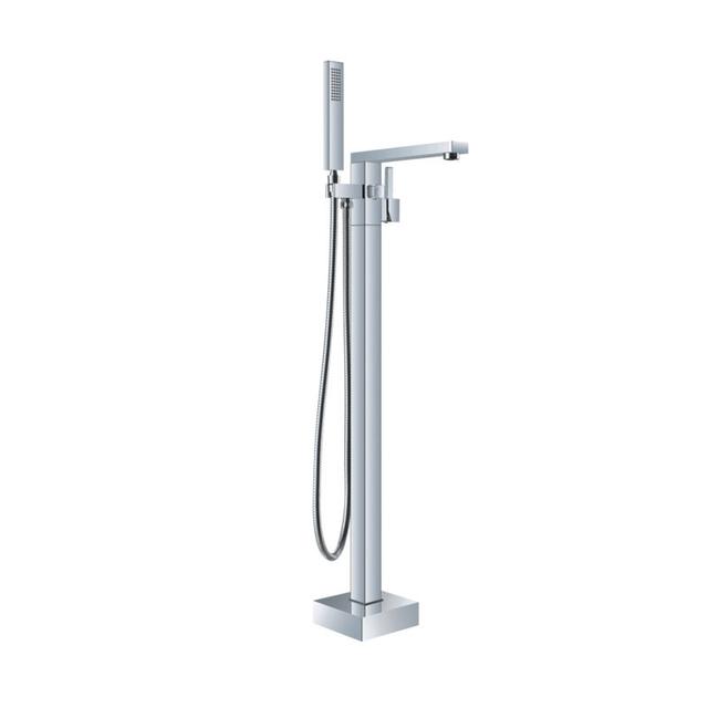 BKM137F – ECKIG FLOOR BATH MIXER WITH HAND SHOWER