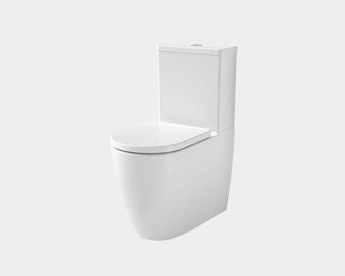 Urbane II CleanFlush® Wall Faced Close Coupled Toilet Suite Back