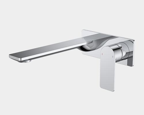 Urbane II 220mm Wall Basin / Bath Mixer Rectangular Cover Plate