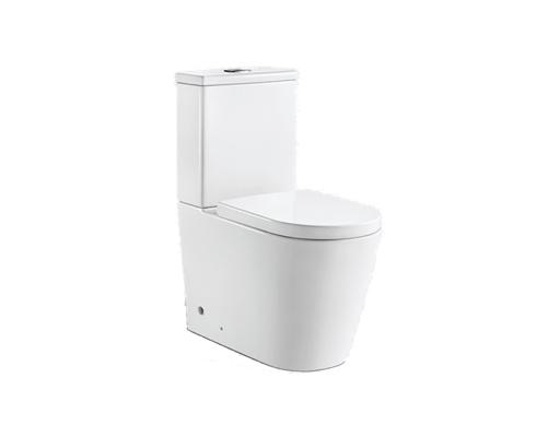 Eclipse Wall Faced Rimless Toilet Suite