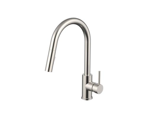 Perno Pull-Out Kitchen Sink Mixer Brushed Nickel