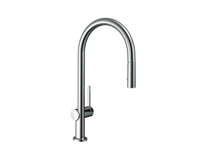 Talis M54 kitchen mixer 210, pull-out spout, 2jet