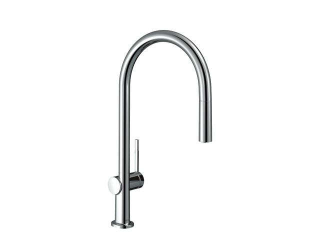Talis M54 kitchen mixer 210, pull-out spout, 1jet