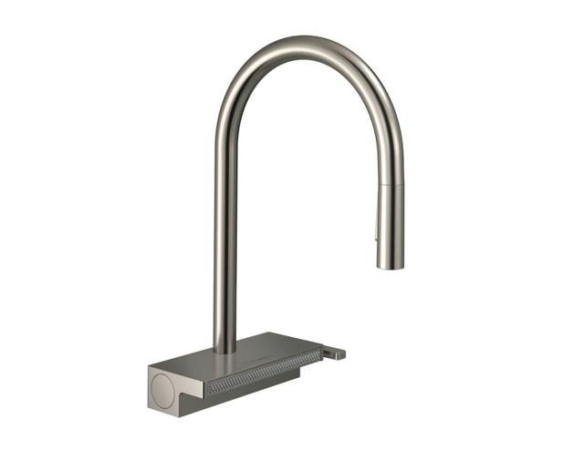 Aquno Select M81 Kitchen mixer 170 pull-out spout, 3 jet, sBox